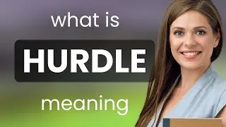 Hurdle | HURDLE definition