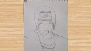 How to draw kakashi drawing step by step.