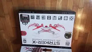 Drone from Dave & Buster's! Striker-X Camera Drone Unboxing, Test, & Review