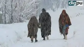 Flights cancelled, highway closed due to incessant snowfall in Kashmir| Digpu Exclusive Kashmir News