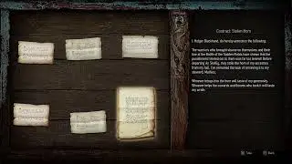 NOTICES: Contract: Stolen Horn (Witcher 3 In-Game Lore Read Aloud)