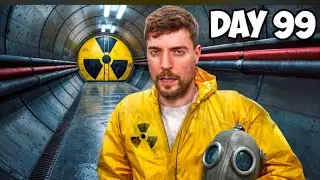 Survive 100 Days In Nuclear Bunker, Win$500, 000 @MrBeast 
