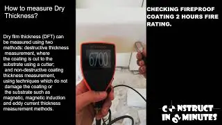 How to measure DFT (dry film thickness).