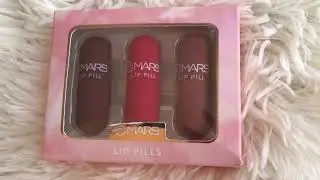 MARS LIP PILLS  Swatches in natural light