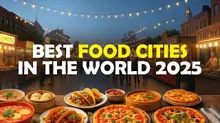 Best Food Cities in the World 2025 🍜 | Top 10 Culinary & Street Food Destinations