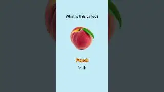 English Fruit words #knowledge #shortfeed #shorts