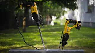 AKUMLATOROWA MŁOTOWIERTARKA DeWALT DCH133 - JAK WYPADNIE WIERCENIE NA TLE SIECIOWEJ DeWALT D25133???