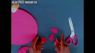 DIY WALL HANGING DECOR|PAPER HEART IDEAS #papercraft #wallhanging #handmadethings 
