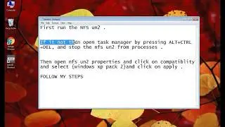 Nfs un2 not working or not Opening problem solved