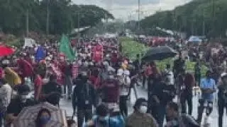 Anti-terror legislation protest on Independence Day