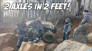 CARNAGE on TRAIL 38 Little School Bus at Windrock Offroad Park