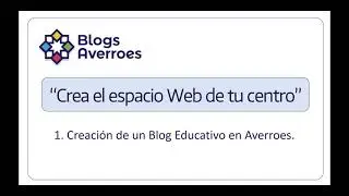 001. Crear un blog en BlogAverroes