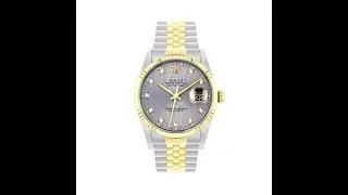 Rolex Datejust 36MM Silver Diamond Dot Bi-Metal Jubilee | 16233 - 1994