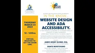 IN THE KNOW...Website Design and ADA Accessibility