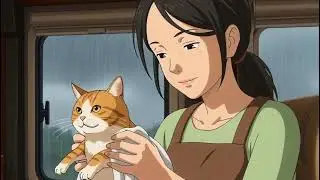 Rainy Caravan Journey | Cozy Cooking, Fire Warmth & Peaceful Sleep | ASMR Anime🎬