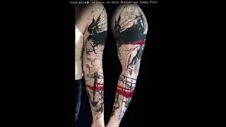 100+ Trash Polka Tattoo Designs For Men