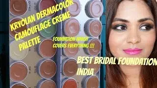 Best Foundation For Your Wedding||Kryolan Dermacolor Foundation Palette