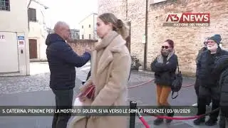 S. CATERINA, PIENONE PER LA MOSTRA DI GOLDIN, SI VA VERSO LE 50MILA PRESENZE | 03/01/2026
