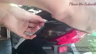 Sticker smoke taillights Latest Honda Beat Motorcycles