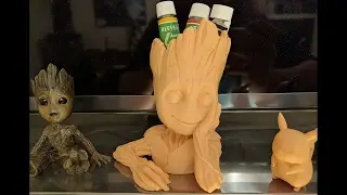 3D Printing - Timelapse - Baby Groot pot