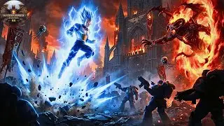 Vegeta Em UM MUNDO DE GUERRA E HORROR! 💀 Warhammer 40K