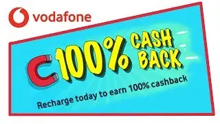 Vodafone 100% Recharge Cashback Offer | Extended upto 30th April 2019