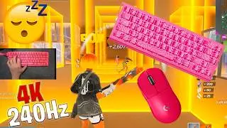 Attack Shark X68 HE ASMR 😴 Box Fight Gameplay 📦 Satisfying Keyboard Fortnite 4K 240 FPS 🏆