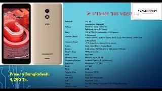 Symphony V94 Review ||Bangla // Unboxing.