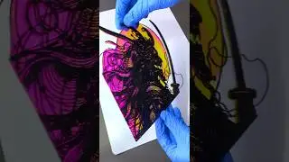 Epic Iridescent Art: A Cool DIY #art #craft #diy #shorts #ytshots #youtube #artwork #cool #epic