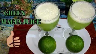 Green Malta juice | Malta juice recipe | Healthy Malta juice