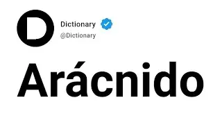 Ar&aacute;cnido Significado En Ingl&eacute;s