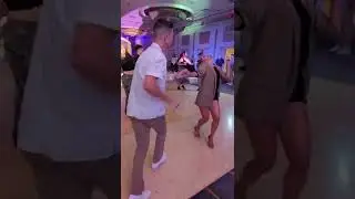 Stephany Moore and David stein social dancing at BIG Salsa festival Houston #majestic #Stephany
