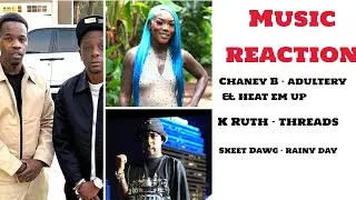 Music reaction - Chaney B - ADULTERY &  HEAT EM UP & KRUTH  - THREADS & SKEET DAWG - RAINY DAY