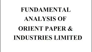 How good is fundamental analysis of ORIENT PAPER INDUSTRIES LTD