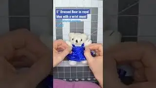5&rdquo; Bear for homecoming mums;  #homecoming #homecomingmums #craftybug