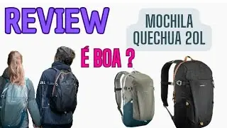 AVALIACÃO Mochila QUECHUA NH100 20l - É boa ? Pequena ? (REVIEW)