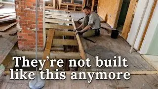 100 Year Old Tongue & Groove Floor Comes Out // 1930's Farmhouse Renovation Ep 50