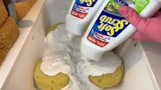 ✨🤍 AMAZING SOFT SCRUB OVERLOAD!! 🤍✨- sponge ASMR