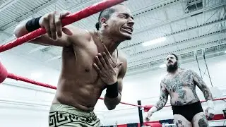 Brody King CAVES IN Christian Casanova's chest with chops! - Limitless Wrestling (WWE NXT, ROH, PWG)