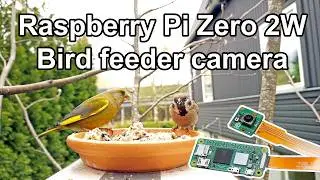 Raspberry Pi Zero 2 W Bird Camera with Solar Power & Live Feed