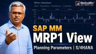 SAP MM | SAP Material Master MRP1 View | Planning Parameters Explained | 02-13