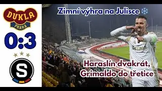 Dukla Praha &ndash; AC Sparta Praha 0:3 | Harasl&iacute;n dvakr&aacute;t, Grimaldo do třetice