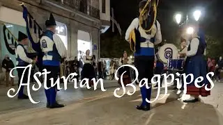 Asturian Bagpipes. Oviedo. Asturias.