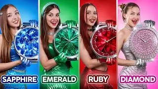 Emerald, Ruby, Diamond and Sapphire Girl! We Met a New Jewelry Girl