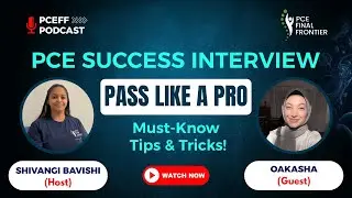 PCE Interview with Oakasha: From Pakistan to Canada | PT Exam Tips | Shivangi Bavishi | PCEFF