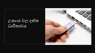 උපාංග වල දත්ත ධාරිතාව​ය