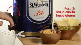 &iexcl;Tips para servir tu barril de St Wendeler!