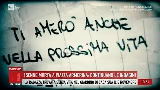 Morte di una 15enne a piazza armerina - Storie italiane 14/11/2024