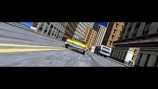 【Dreamcast 5K Ultra Wide 32:9】CRAZY TAXi 2 Demo｜クレイジータクシー2 デモ【Flycast】