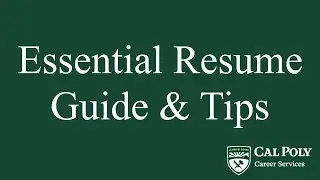 Essential Resume Tips & First Steps for Success!